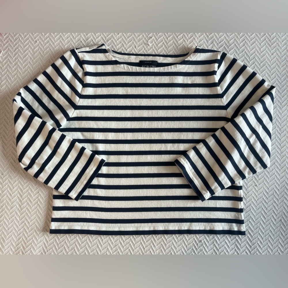 J Crew Striped Long Sleeve